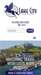 Mobile Screenshot of lakecitytravel.com